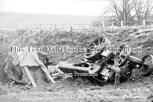 WI 1665 - Steam Engine Accident, Amesbury Road, Wiltshire 1912