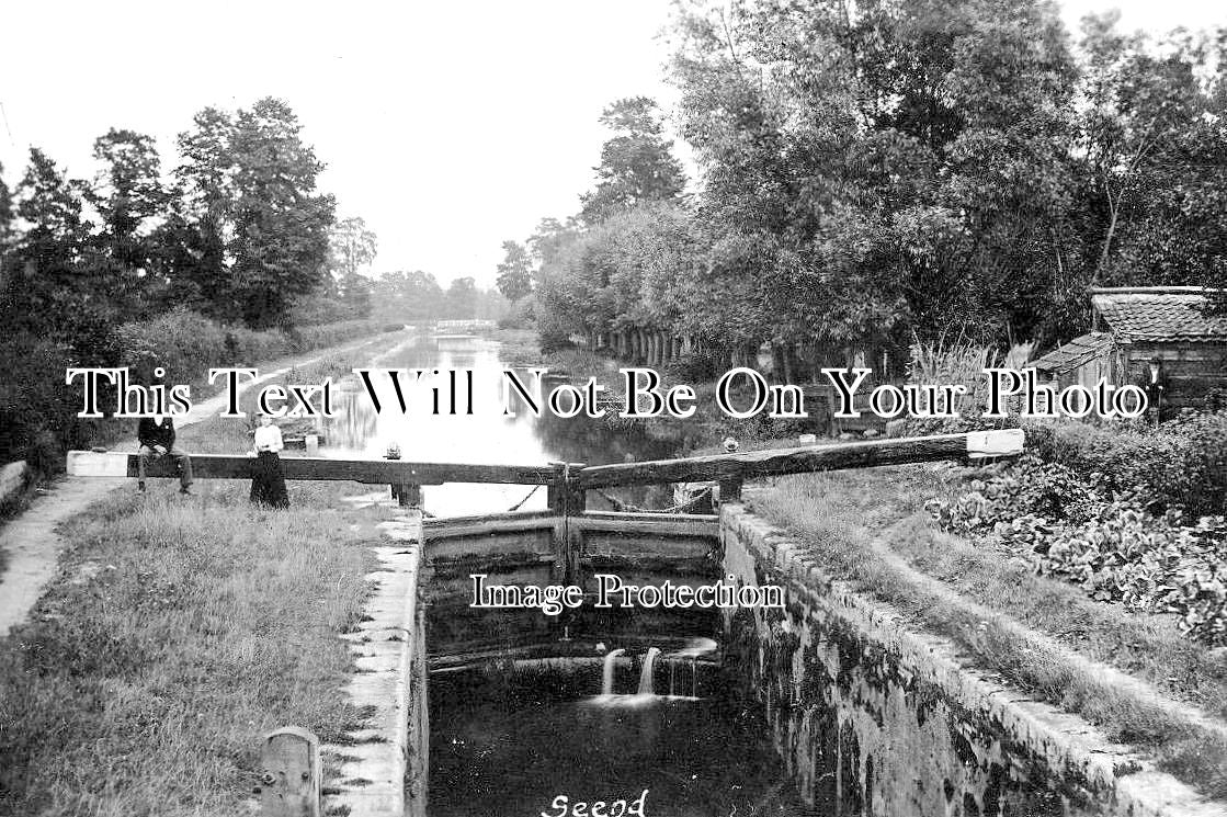 WI 1689 - Canal Lock At Seend, Wiltshire c1910