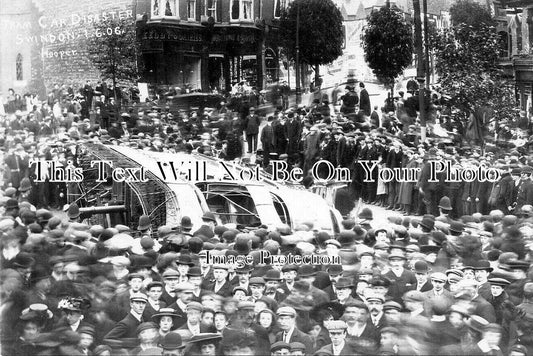 WI 1690 - Tram Car Crash, Swindon, Wiltshire 1906