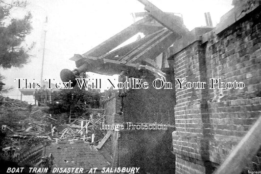 WI 1694 - Boat Train Disaster Railway Accident, Salisbury, Wiltshire 1906