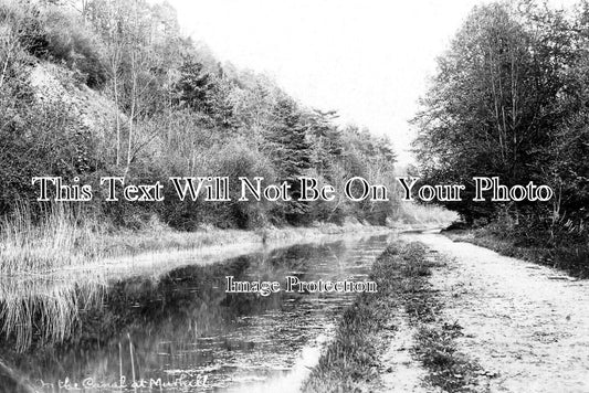 WI 1718 - On The Canal, Murhill, Wiltshire c1904