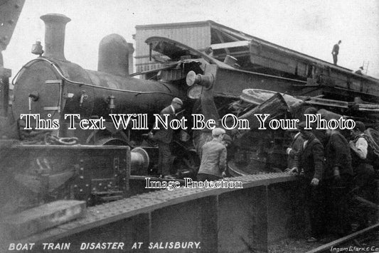 WI 1729 - Boat Train Disaster At Salisbury Railway Station, Wiltshire 1906