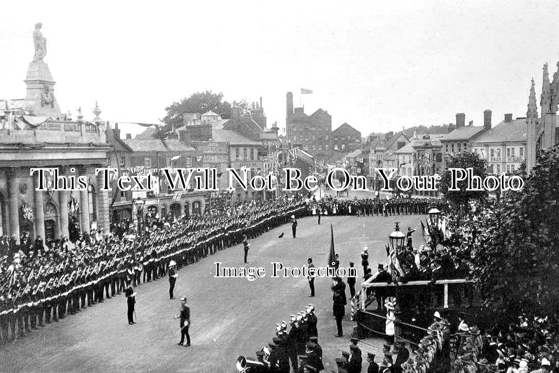 WI 1733 - Coronation Parade At Devizes, Wiltshire 1911