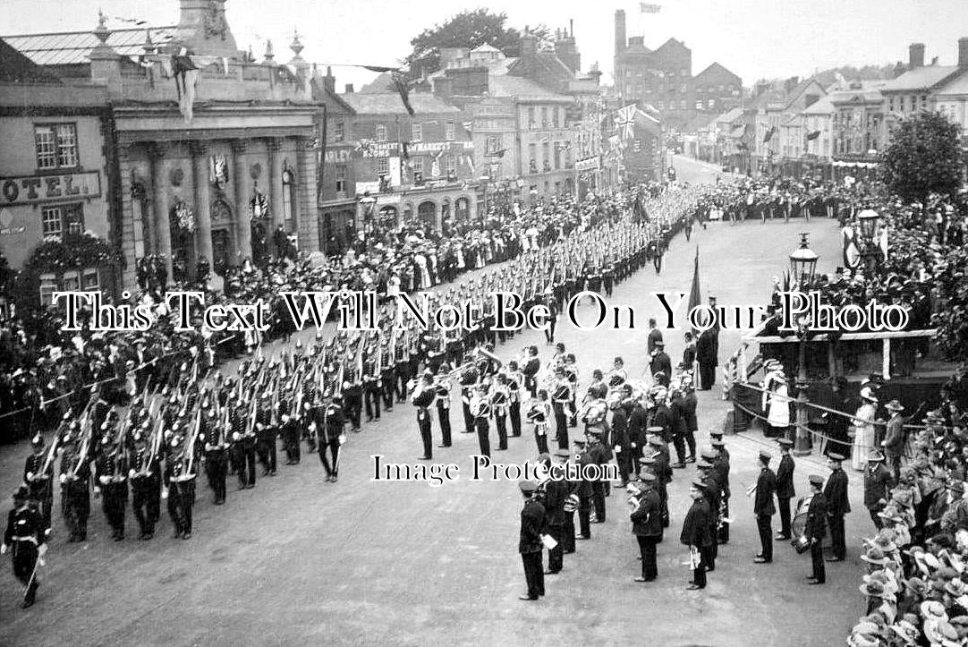 WI 1734 - Coronation Parade At Devizes, Wiltshire 1911