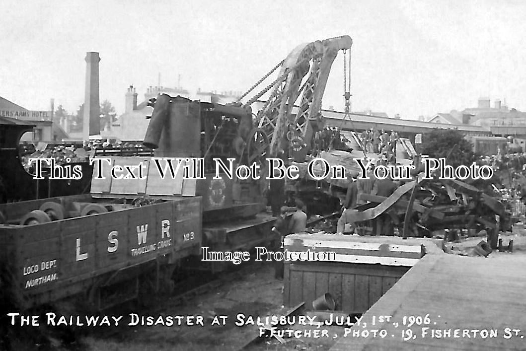 WI 1759 - Railway Disaster At Salisbury Railway Station, Wiltshire 1906