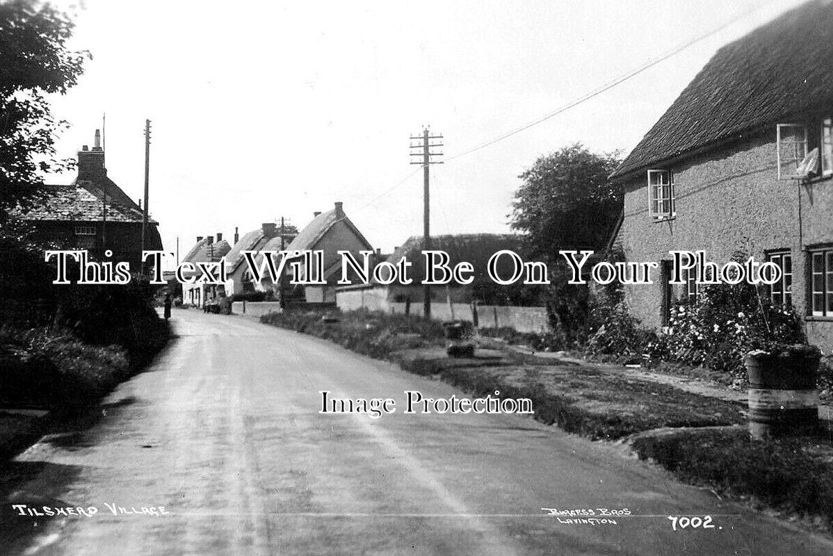WI 1766 - Tilshead Village, Wiltshire c1952