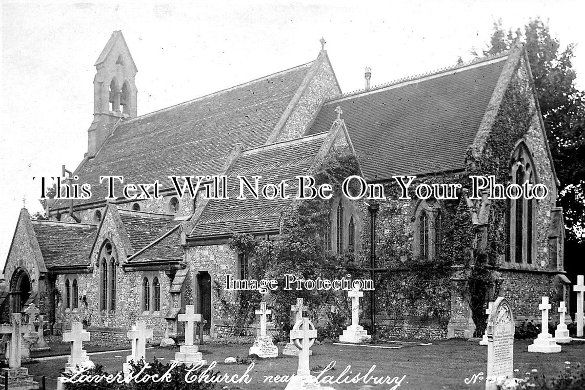 WI 1780 - Laverstock Church Near Salisbury, Wiltshire c1915