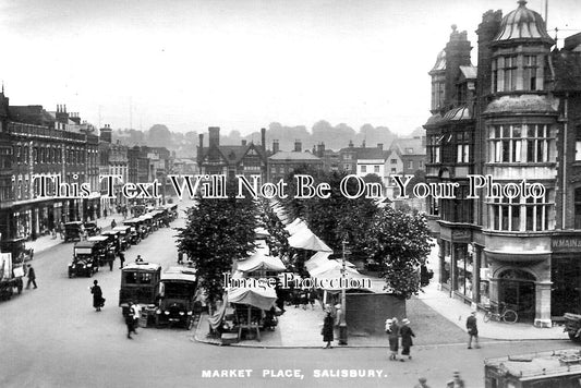 WI 1788 - Market Place, Salisbury, Wiltshire