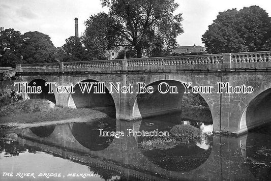WI 1849 - The River Bridge, Melksham, Wiltshire