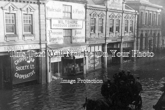 WI 1877 - Floods In Chippenham, Wiltshire