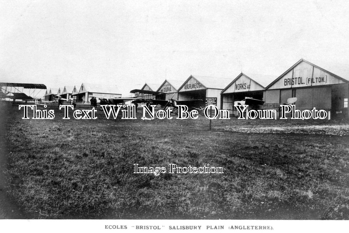 WI 197 - Bristol Aviation School, Salisbury Plain, Wiltshire c1910