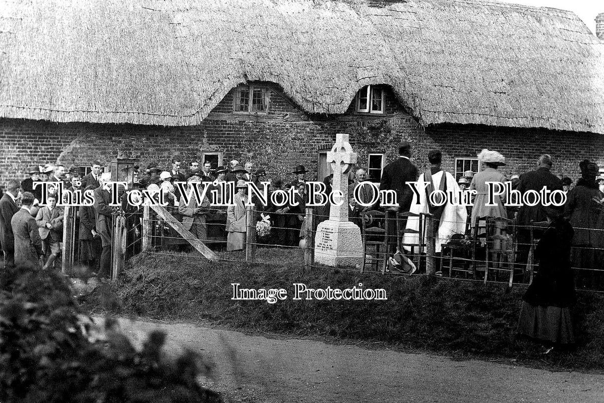 WI 24 - West Grimstead, Dedication Of War Memorial, Wiltshire 1920