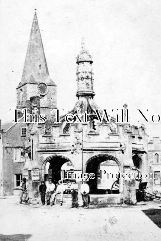 WI 290 - Market Place, Malmesbury, Wiltshire c1870