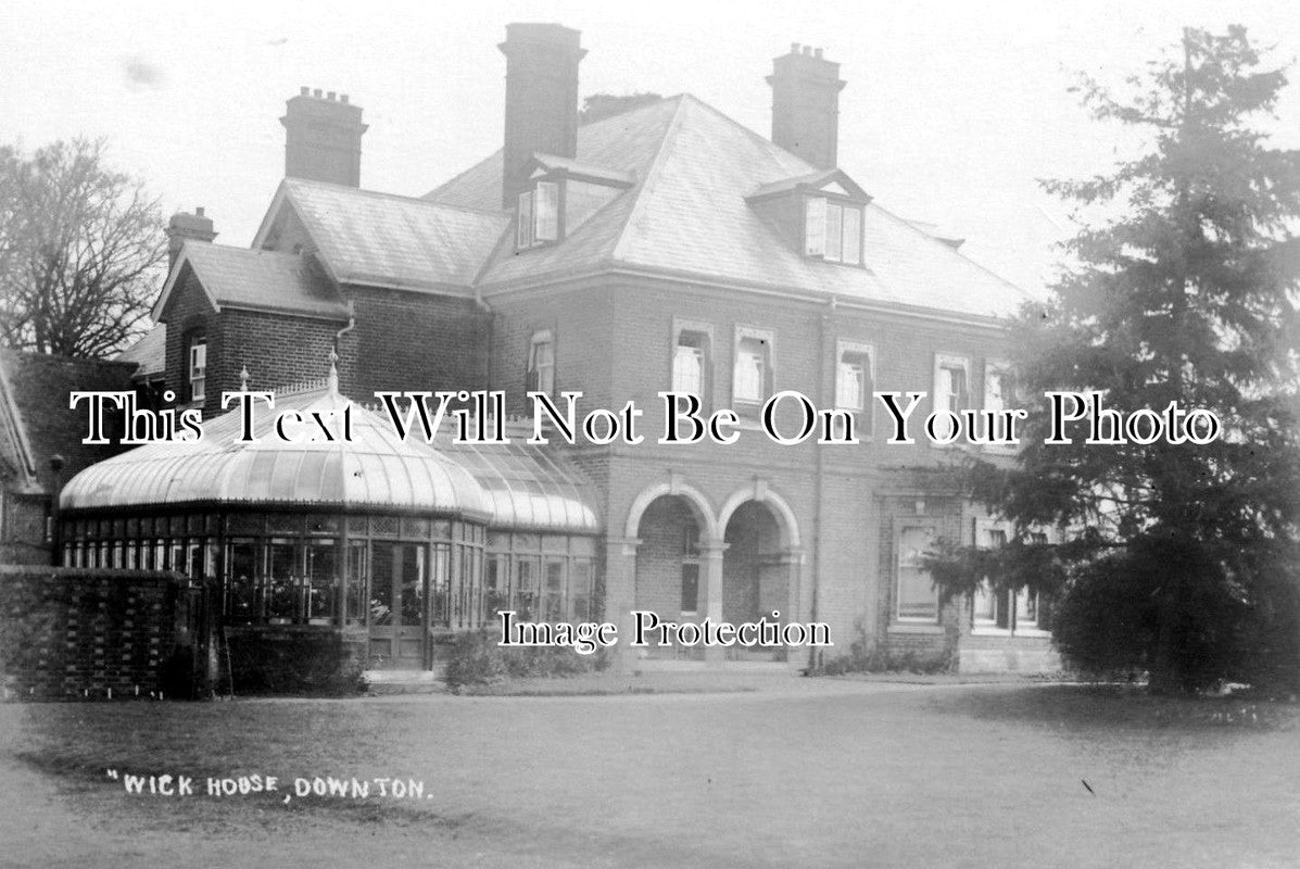 WI 369 - Wick House, Downton, Wiltshire c1920
