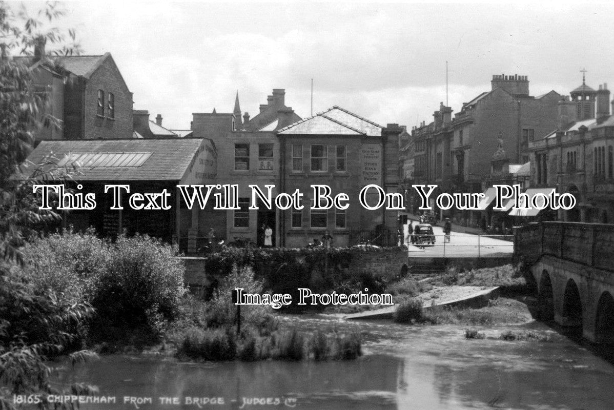 WI 433 - Chippenham From The Bridge, Wiltshire c1940