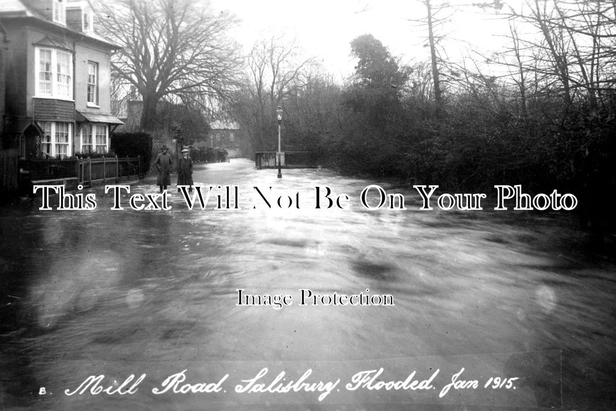 WI 457 - Salisbury Floods, Wiltshire Jan 1915