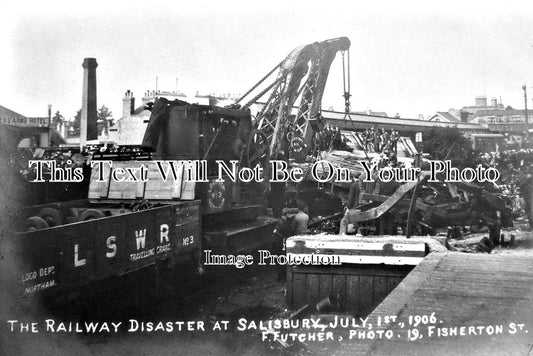 WI 458 - Salisbury Railway Train Disaster, Wiltshire 1906