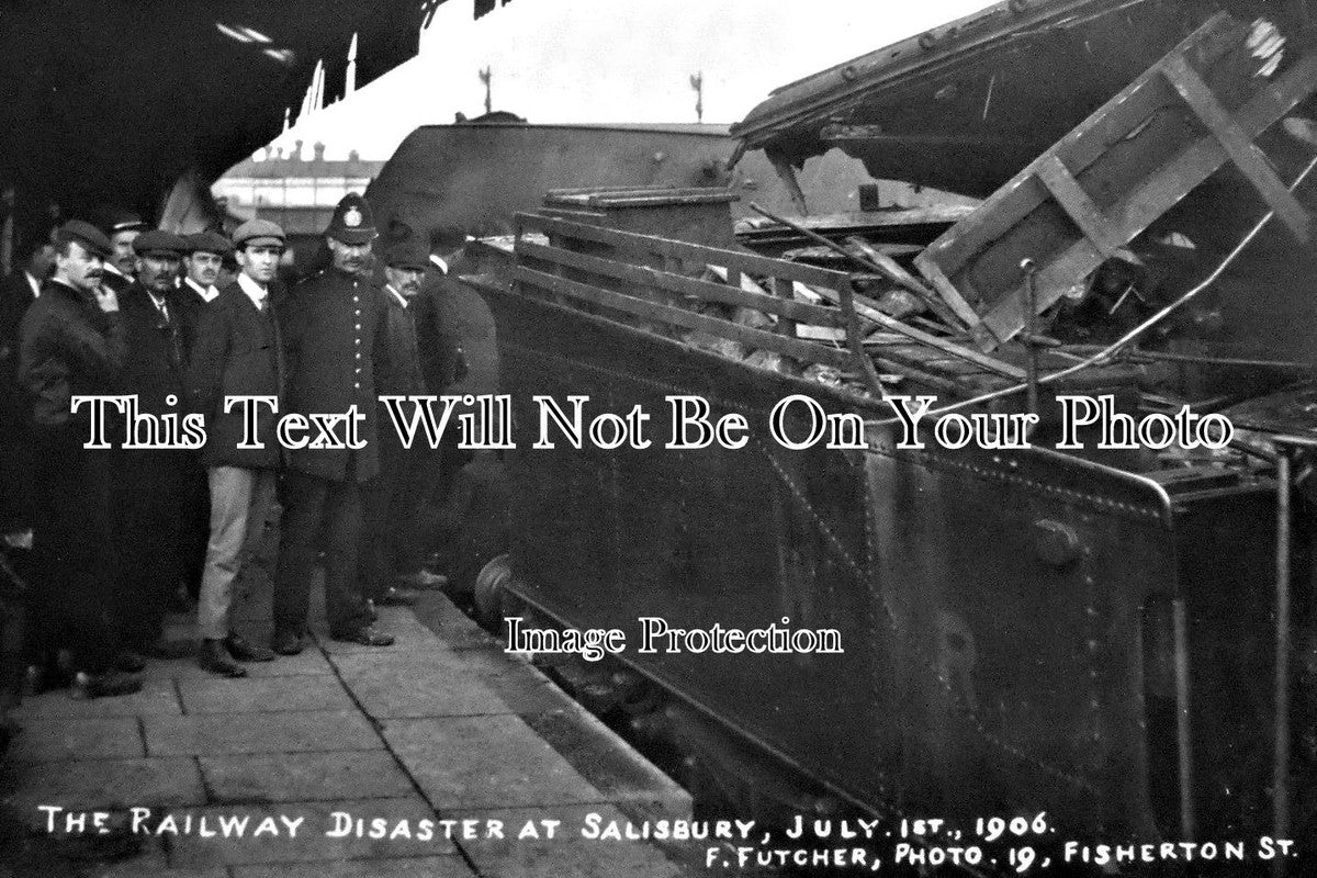 WI 459 - Salisbury Railway Train Disaster, Wiltshire 1906