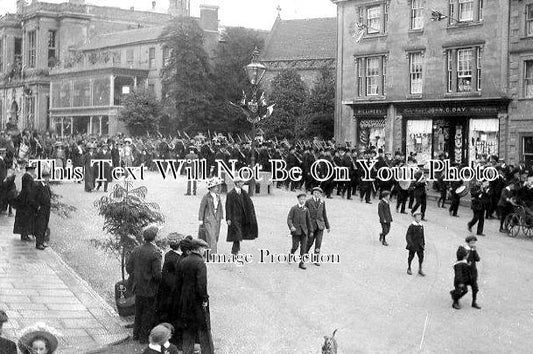 WI 521 - Military Procession In Warminster, Wiltshire
