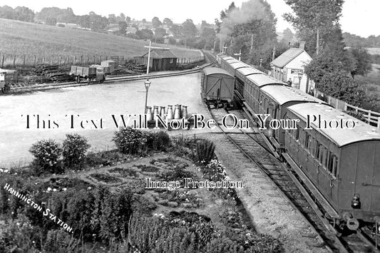 WI 529 - Hannington Railway Station, Wiltshire c1908