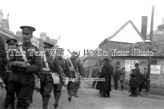 WI 531 - Troops In Amesbury, Wiltshire WW1