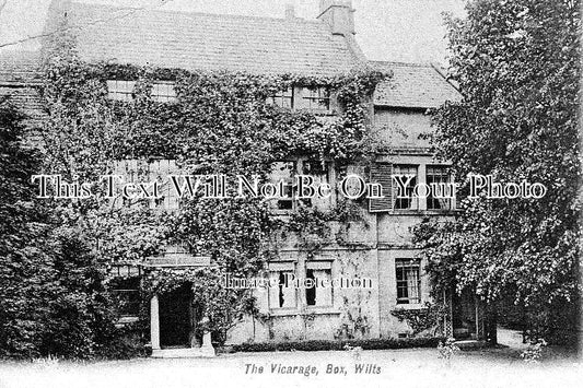 WI 543 - The Vicarage, Box, Wiltshire c1904