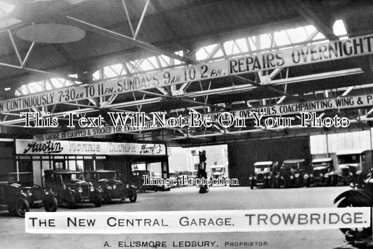 WI 552 - The New Central Garage, Trowbridge, Wiltshire c1930