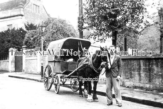 WI 649 - H J Penny Baker Horse & Cart, Bradford On Avon, Wiltshire c1920