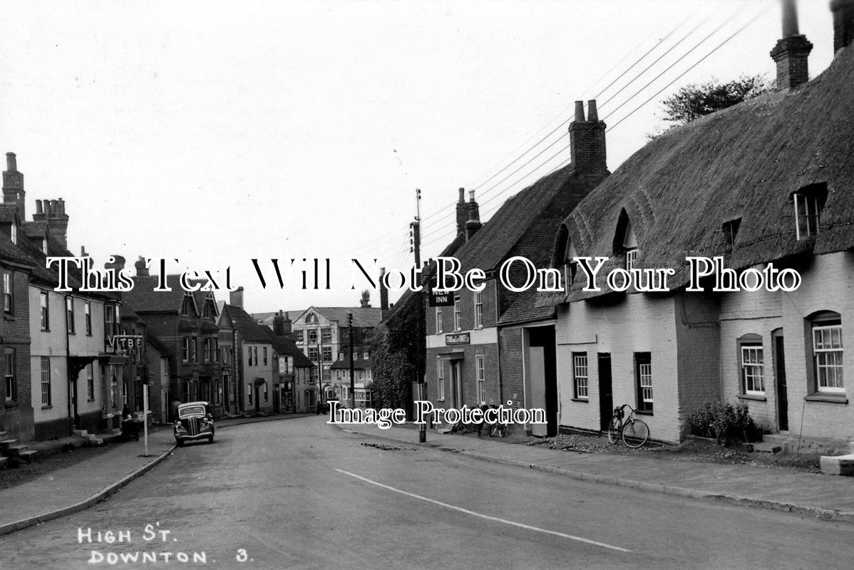 WI 70 - High Street, Downton, Wiltshire c1939