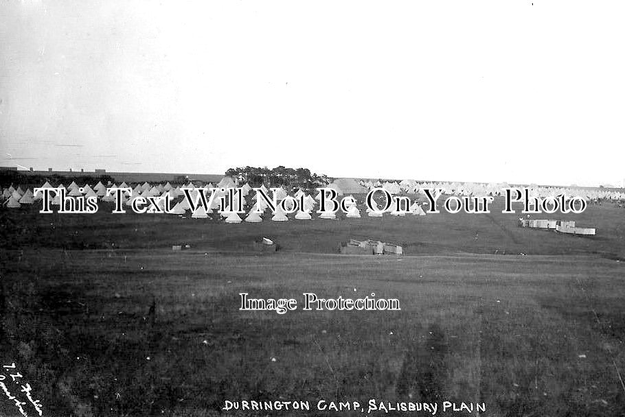 WI 747 - Durrington Camp, Salisbury Plain, Wiltshire c1914