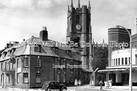 WI 76 - Old Regal Cinema & St Marys Church, Devizes, Wiltshire