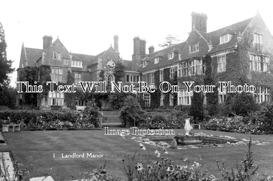 WI 803 - Landford Manor, Wiltshire