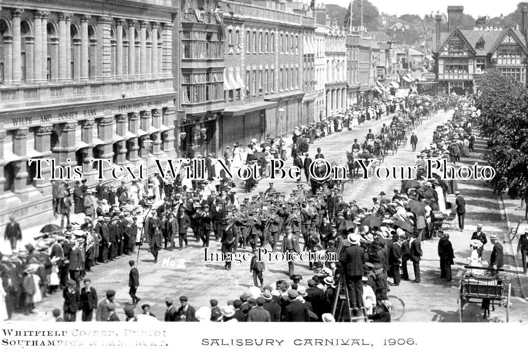 WI 835 - Salisbury Carnival, Wiltshire 1906