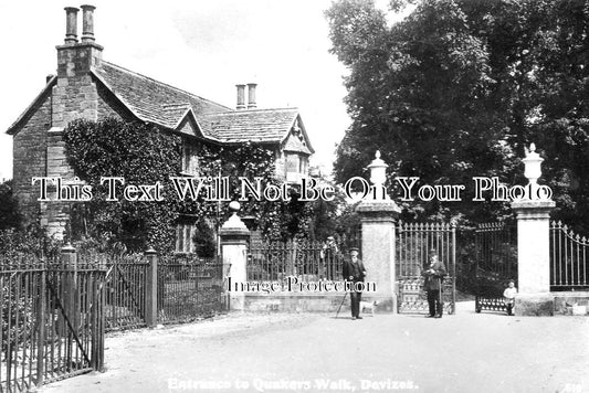 WI 837 - Entrance To Quakers Walk, Devizes, Wiltshire