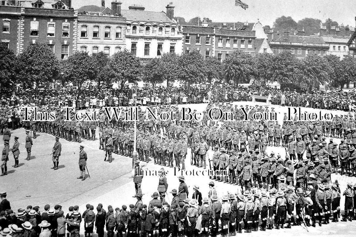 WI 842 - WW1 Peace Celebrations, Market Place, Salisbury, Wiltshire