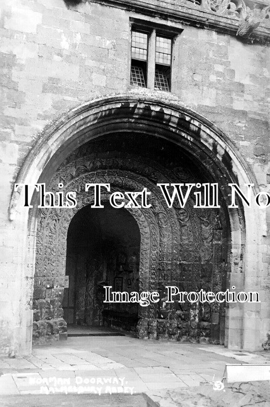 WI 865 - Malmesbury Abbey Norman Doorway, Wiltshire