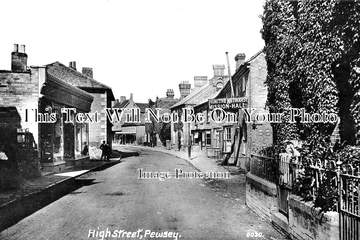 WI 869 - High Street, Pewsey, Wiltshire c1917