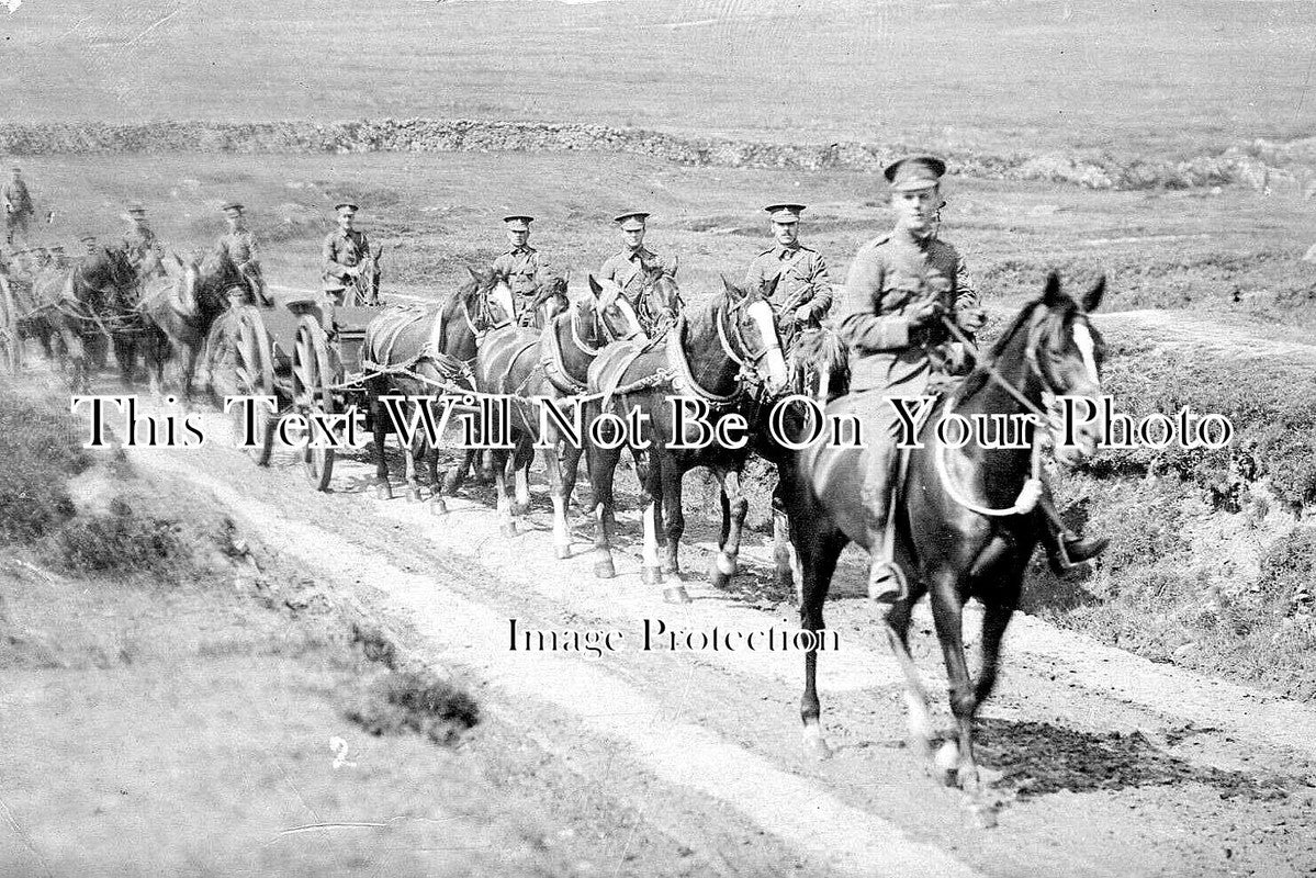 WI 883 - RHA Royal Horse Artillery, Salisbury Plain, Wiltshire c1915