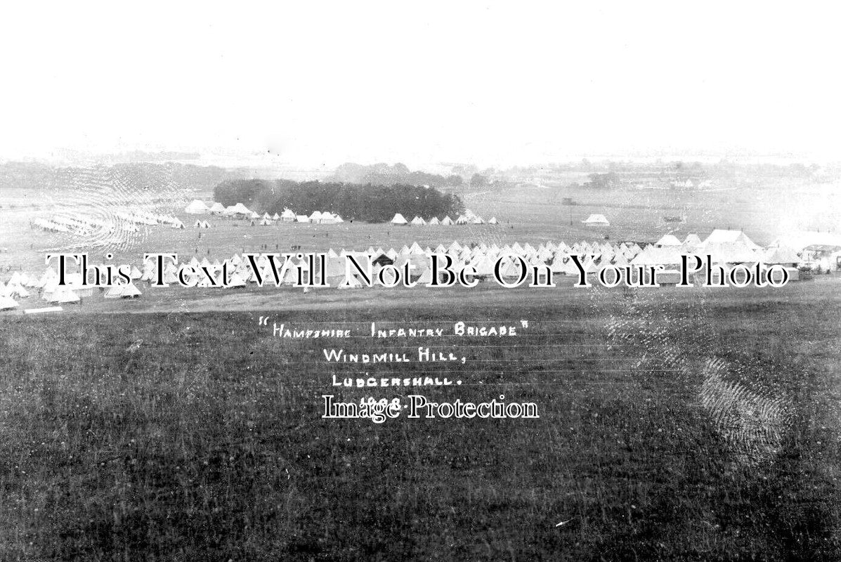 WI 971 - Hampshire Infantry Brigade, Windmill Hill, Ludgershall 1908