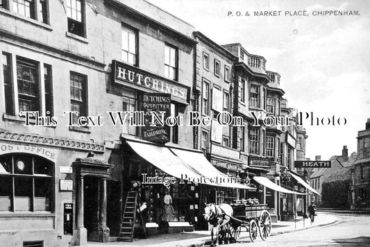 WI 973 - Chippenham Market Place, Wiltshire c1909