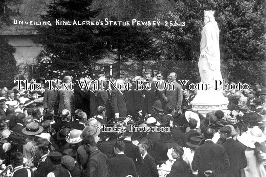 WI 999 - Unveiling King Alfreds Statue, Pewsey, Wiltshire 1913