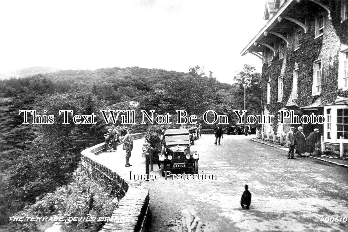 WL 1059 - The Terrace, Devils Bridge, Wales c1937