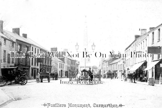 WL 1066 - Fusiliers Monument, Carmarthen, Wales c1907