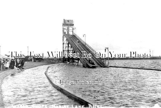 WL 1119 - Water Chute, Marine Lake, Rhyl, Wales
