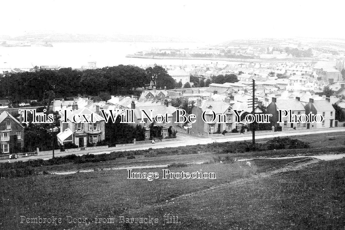 WL 1122 - Pembroke Dock From Barrack Hill, Wales