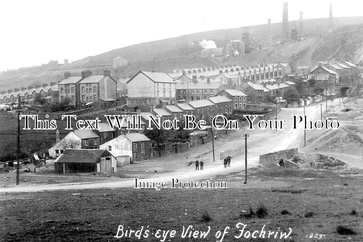 WL 1146 - Birds Eye View Of Fochriw, Wales c1929