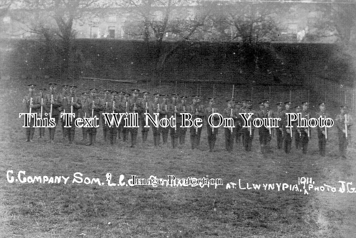 WL 1153 - C Co Somerset Regiment, Llwynypia Coal Mine Colliery Strike, Wales
