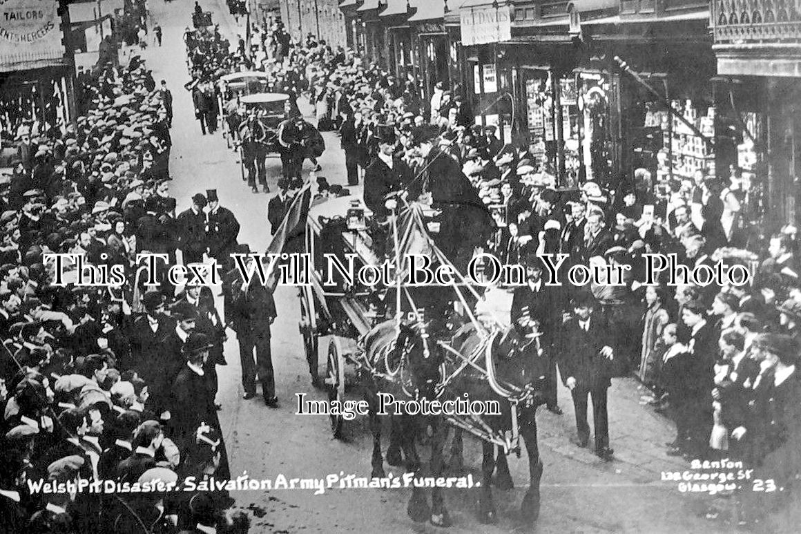 WL 1160 - Welsh Pit Disaster, Senghenyd, Salvation Army Funeral, Wales