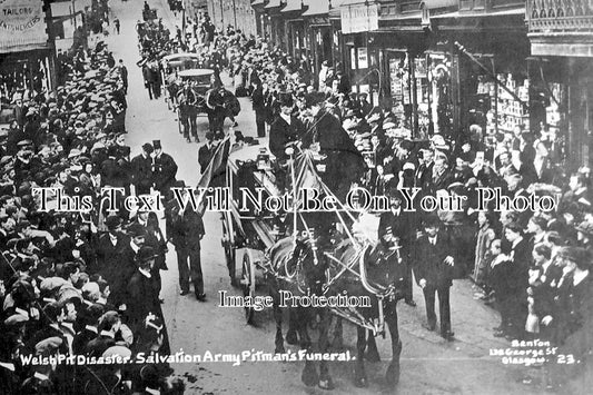 WL 1160 - Welsh Pit Disaster, Senghenyd, Salvation Army Funeral, Wales