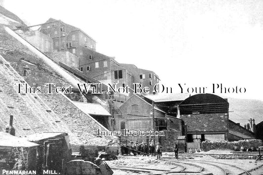 WL 1162 - Penmarian Stone Crushing Mill, Penmaenmawr Quarry, Wales c1910